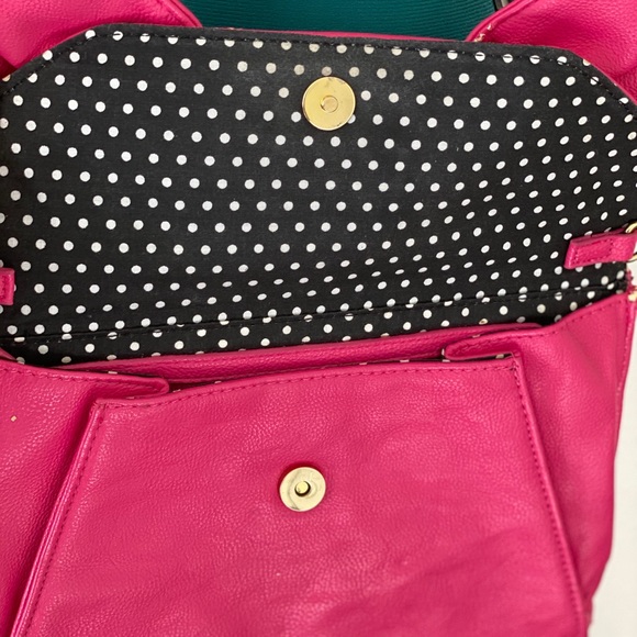 SOLDWomen’s Hot pink big Bow LULU crossbody bag - Picture 7 of 11